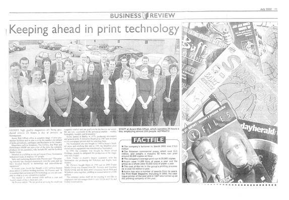 Acorn wins prestigious 'Catalogue Printer of the Year' award